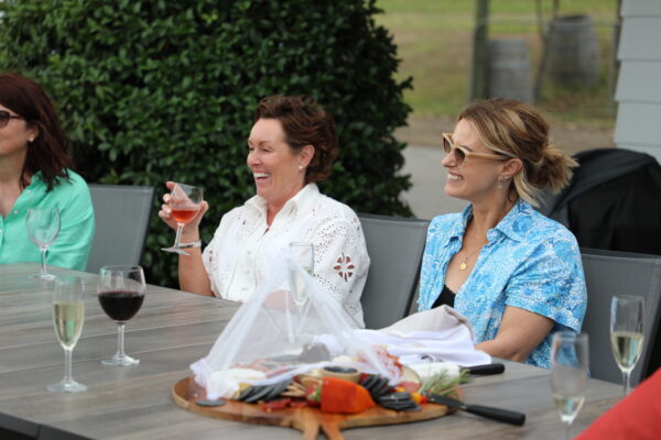 Ladies enjoying the delectable tastes of Molly Morgan Wines